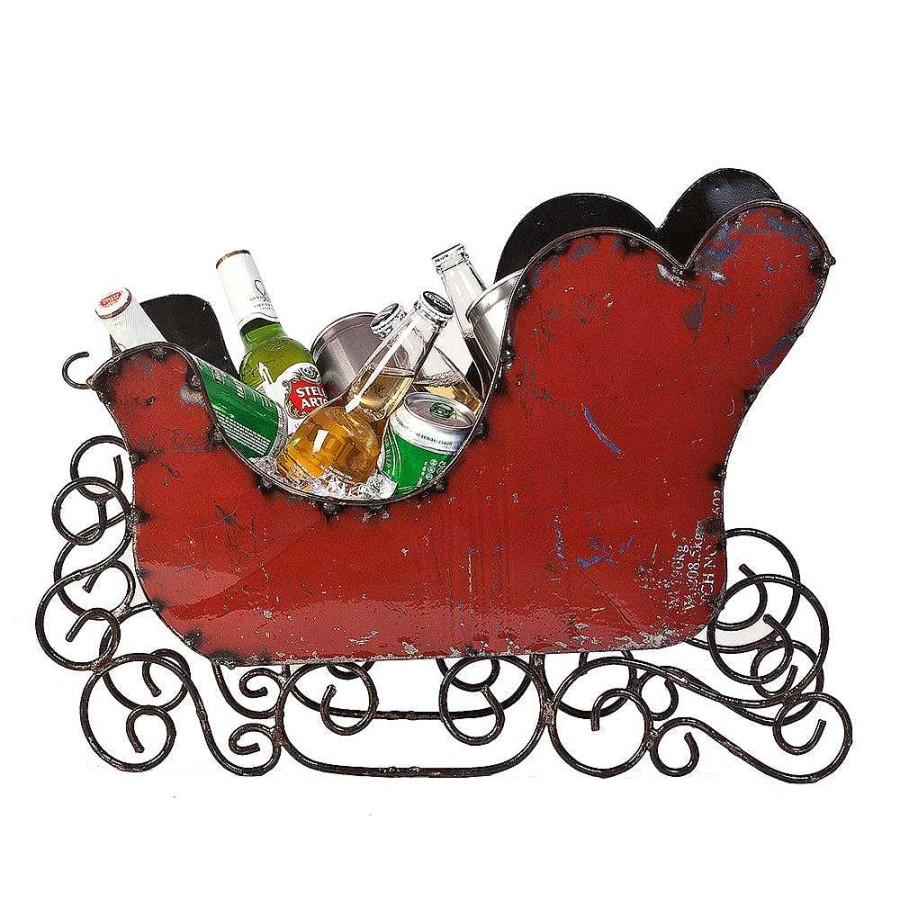 Christmas Think Outside  | The Mini Sleigh Beverage Tub